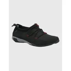 HUSH PUPPIES - Zapatilla Cuero Mujer Coil Negro