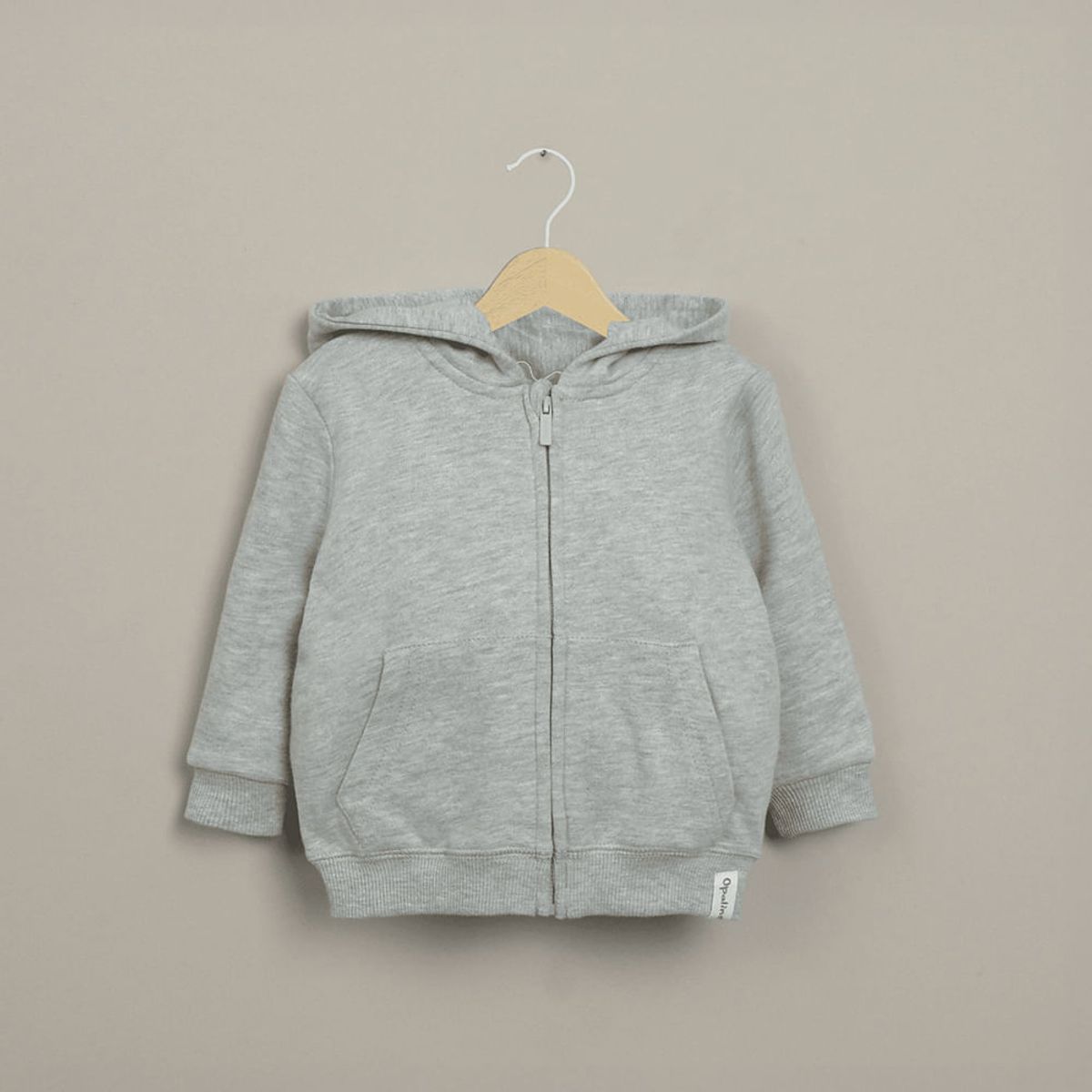 OPALINE - Polerón con gorro gris de niño