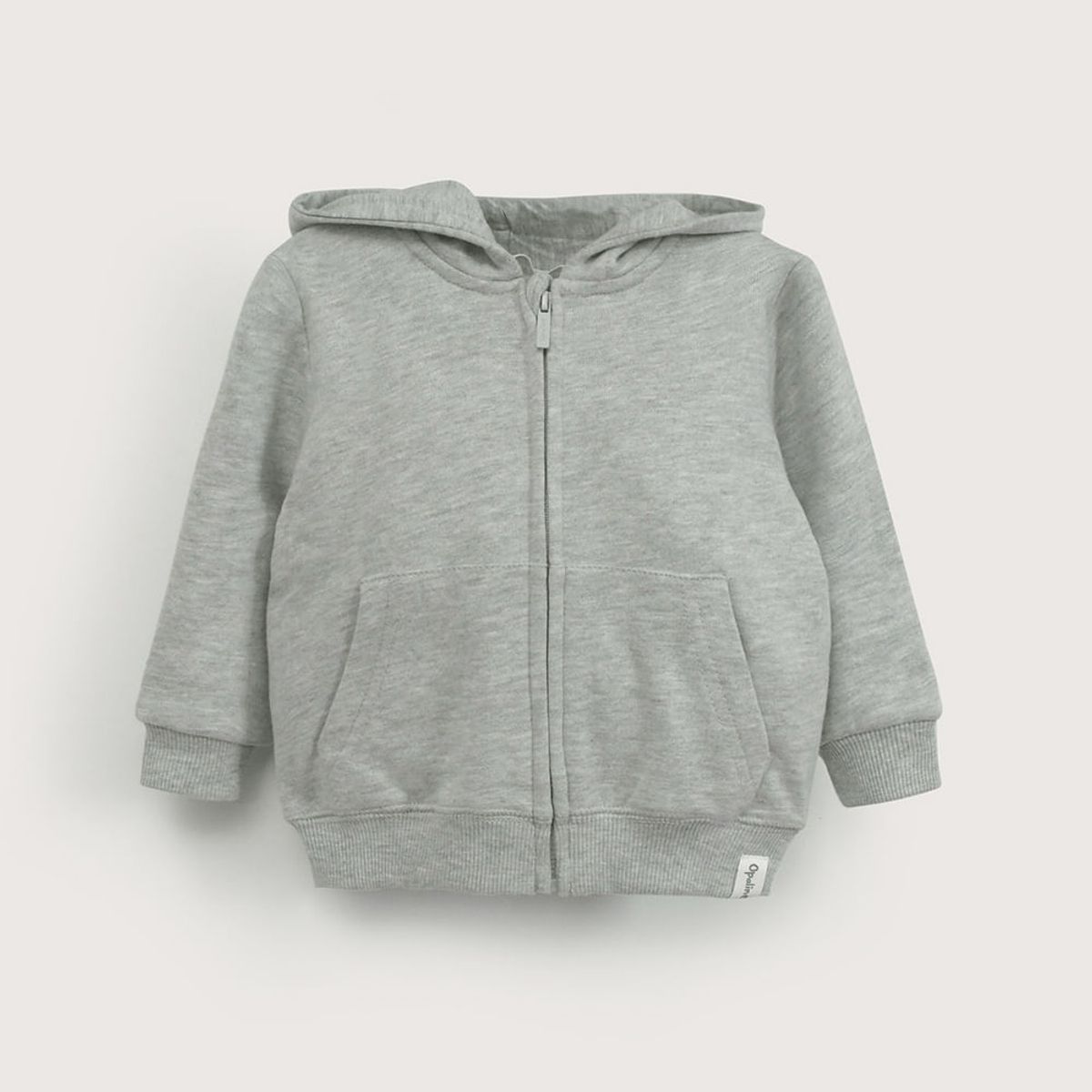 OPALINE - Polerón con gorro gris de niño