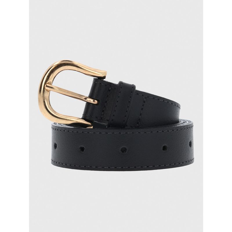 HUSH PUPPIES Cinturon Cuero Mujer Vanny Negro HUSH PUPPIES