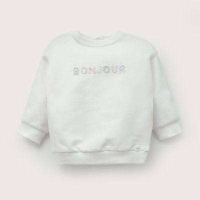 Imagen 2 del producto Polerón blanco de bebé niña