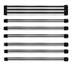 COOLER MASTER - Kit Cables Extension para PSU Blanco y Negro