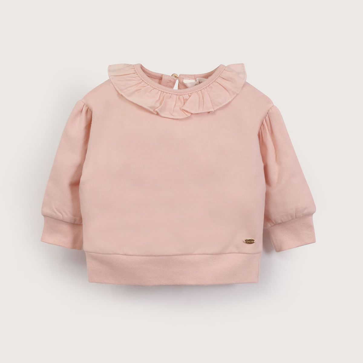 OPALINE - Polerón cerrado rosado de niña
