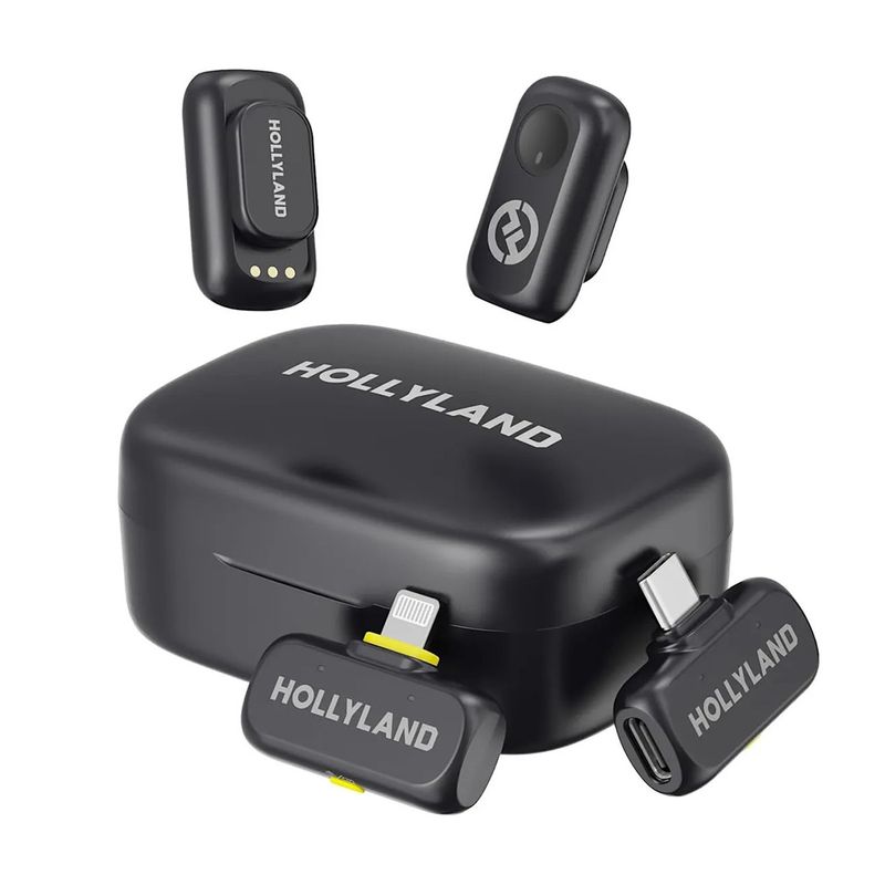 HOLLYLAND - Micrófono Hollyland Lark A1 Duo Usb-c Lightning