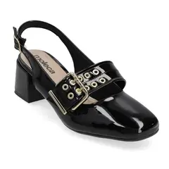 MOLECA - Zapato Taco Mujer Negro
