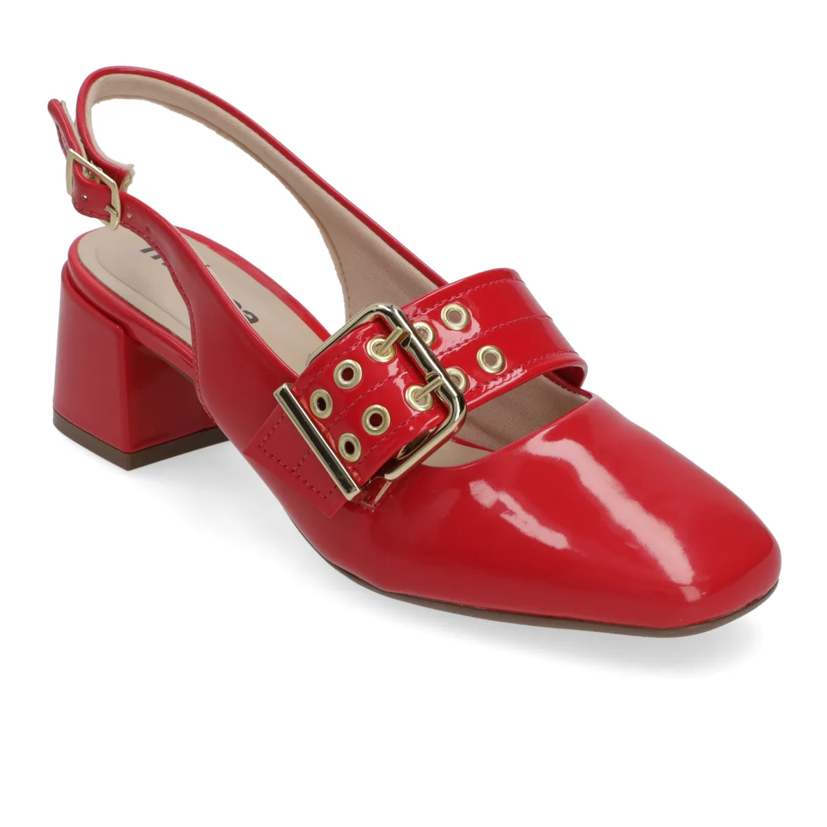 MOLECA - Zapato Taco Moleca Rojo