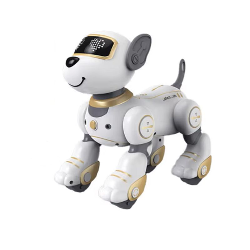 GENERICO - Juguete Perro Cachorro Robot Touch Interactivo Dorado