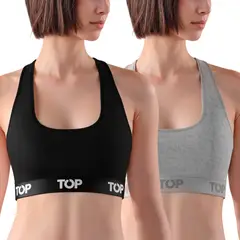 TOP - Peto Mujer Algodón Pack 2 C1