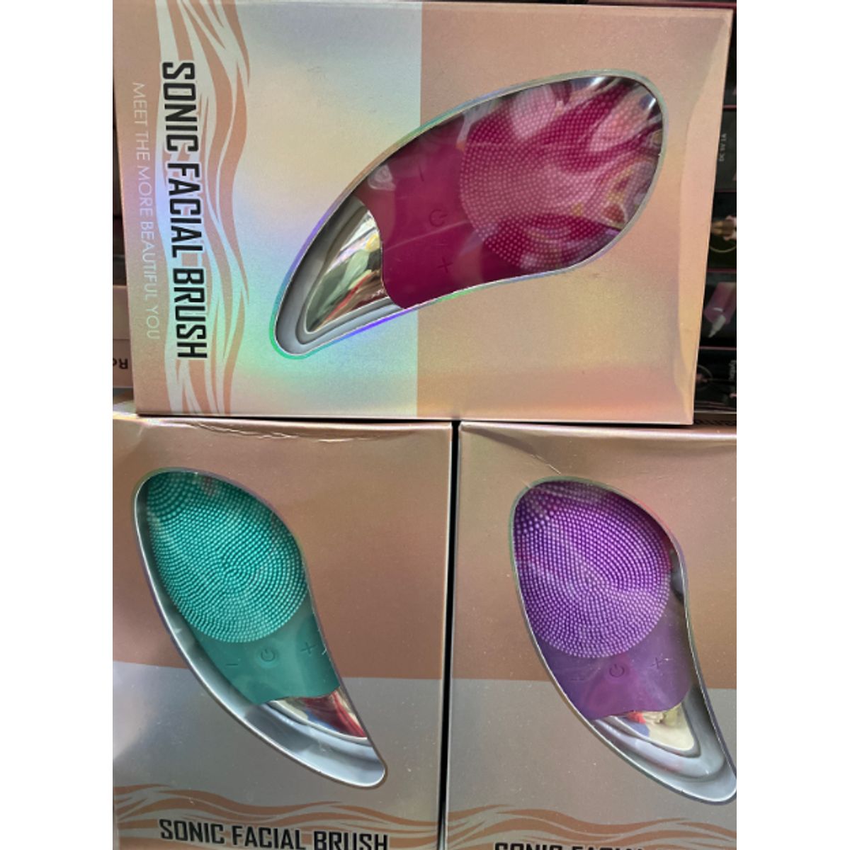 GENERICO - Cepillo Limpiador Facial Sónico de Silicona