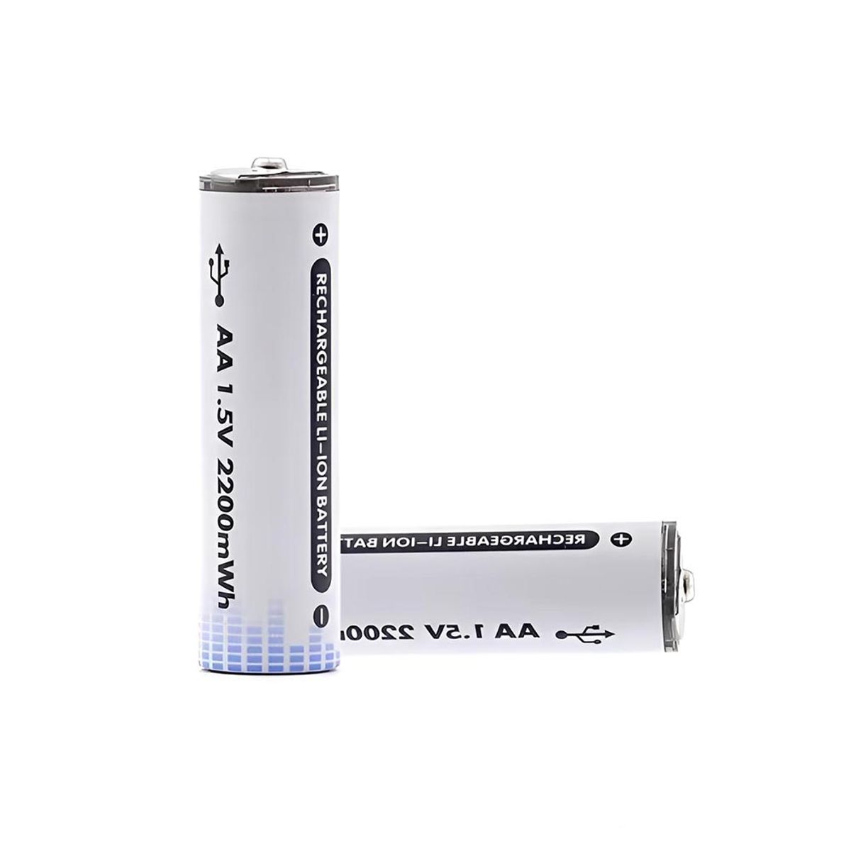 GENERICO - Pilas Recargables AA Puerto USB C