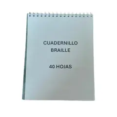 GENERICO - Cuaderno Braille 40 Hojas