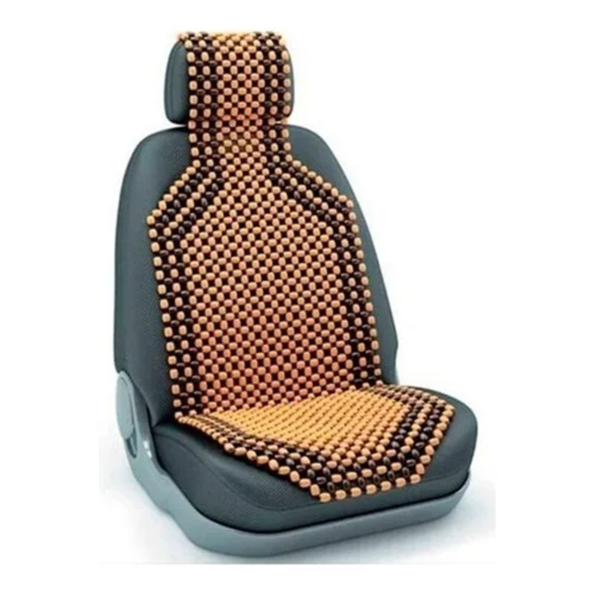 GENERICO - Funda Cubreasiento Auto con Respaldo y Bolas de Bambú