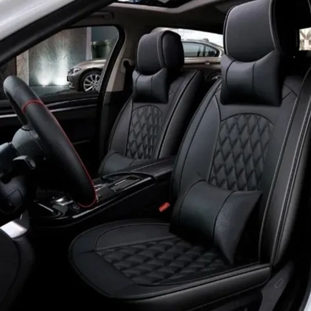 GENERICO - Forro de Lujo Cubre Asientos para Autos y Camionetas