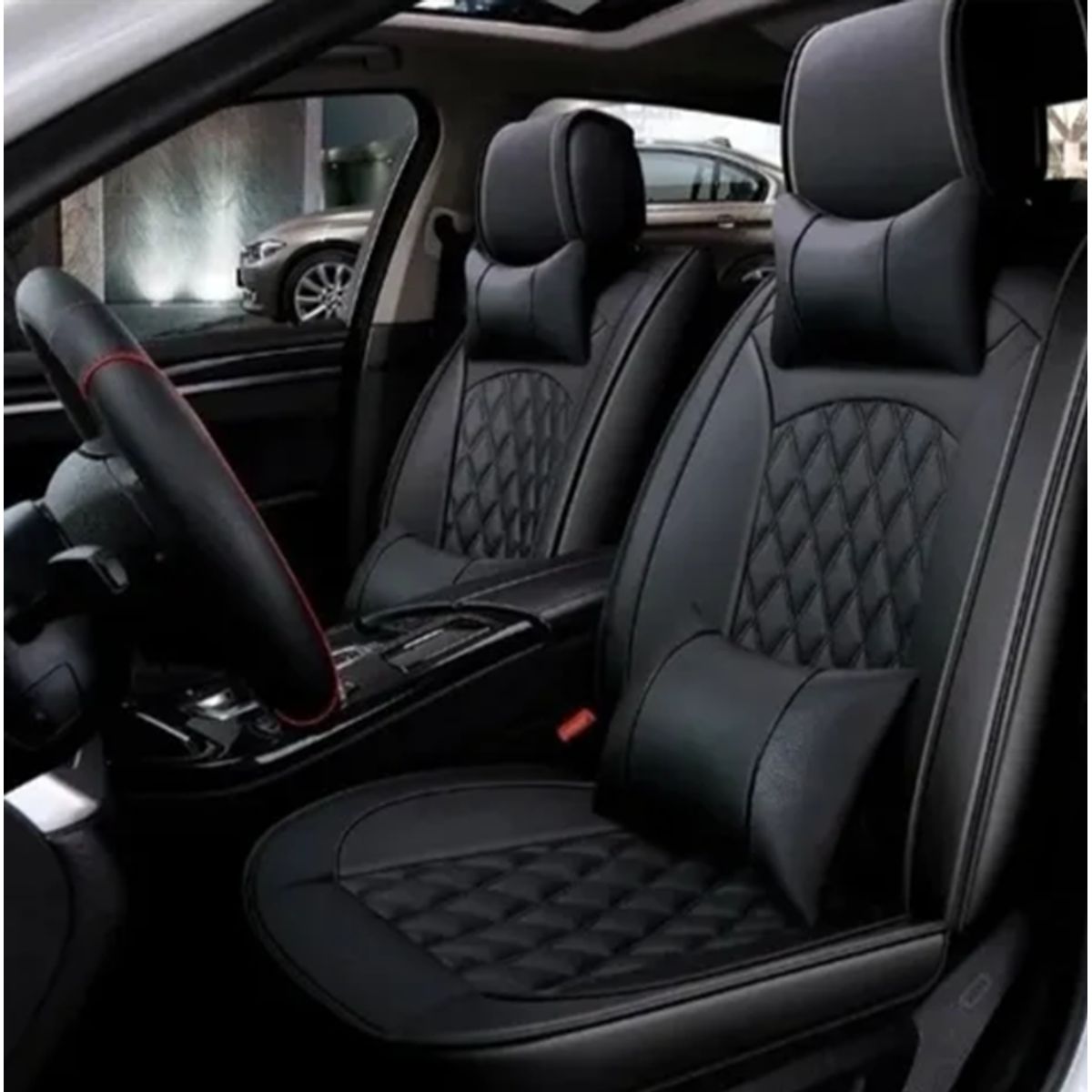 GENERICO - Forro de Lujo Cubre Asientos para Autos y Camionetas