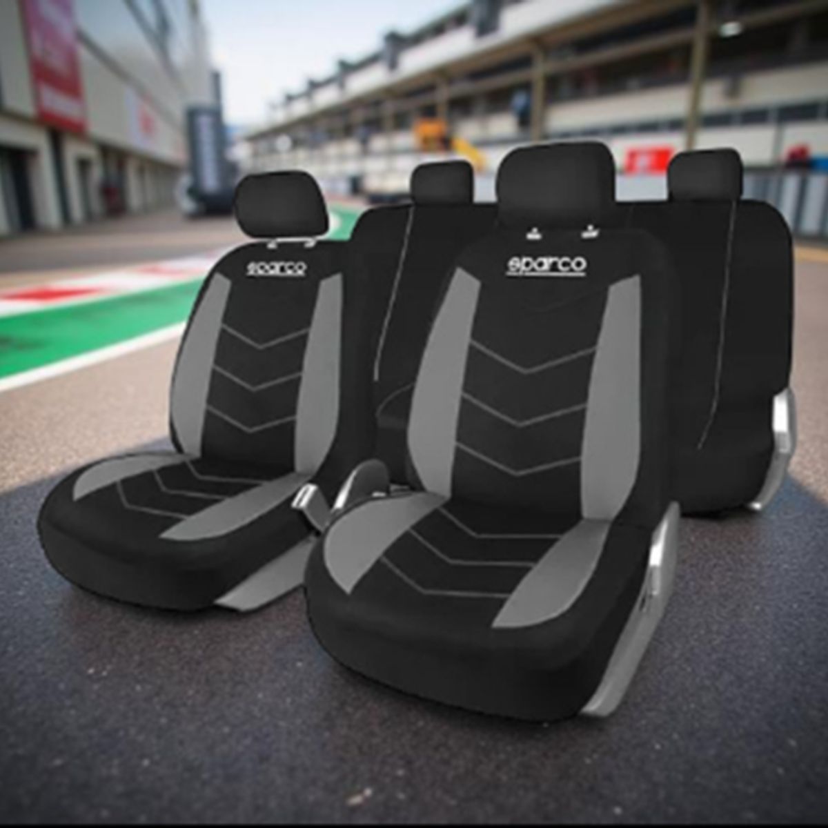 GENERICO - Fundas Cubreasiento Sparco Universal Poliéster SPS431