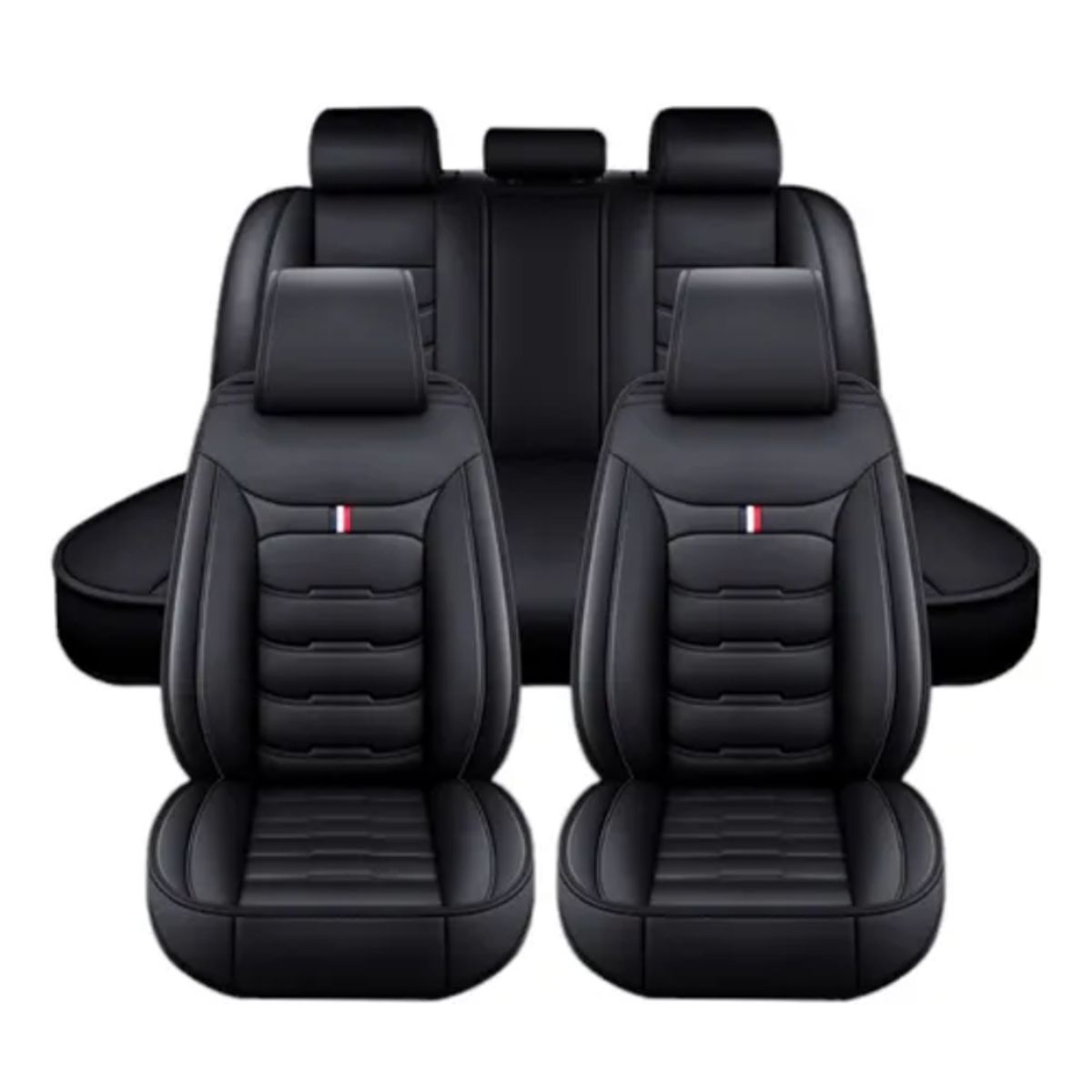 GENERICO - Kit Funda Asiento Auto Premium Luxury con 4 Almohadillas