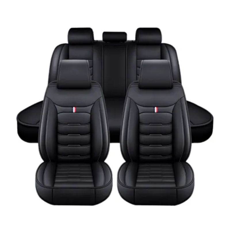 GENERICO - Kit Funda Asiento Auto Premium Luxury con 4 Almohadillas