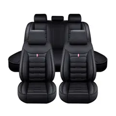 GENERICO - Kit Funda Asiento Auto Premium Luxury con 4 Almohadillas