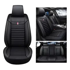 GENERICO - Fundas de Asiento de Auto de Cuero Calidad Universal Kit