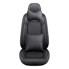 GENERICO - Kit Funda Cubre Asiento Cuero Auto Premium Luxury