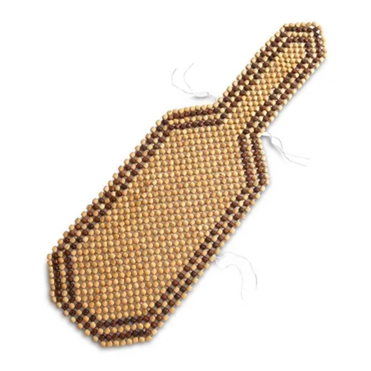 GENERICO - Cubre Asiento Respaldo Bolas de Madera Fresco