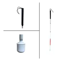 GENERICO - Bastón Para Ciegos Con Punta Giratoria 135 CM