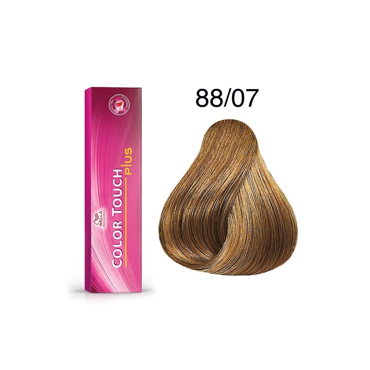 WELLA - Tinte Wella Color Touch 88.07 Rubio Claro Intenso Natural Marron 62ml