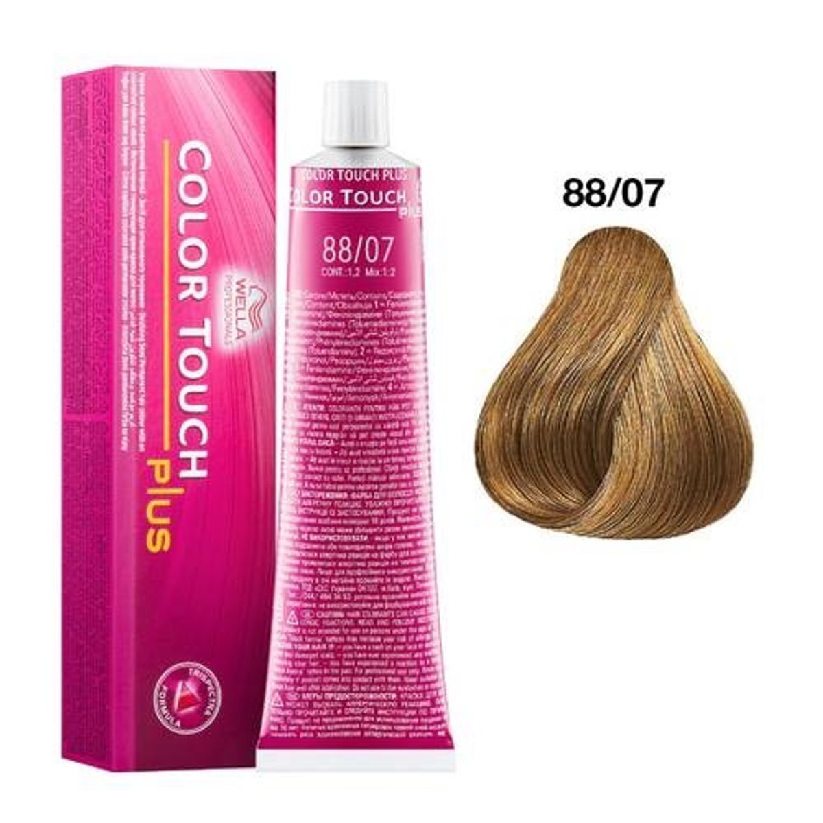 WELLA - Tinte Wella Color Touch 88.07 Rubio Claro Intenso Natural Marron 62ml