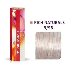 WELLA - Tinte Color Touch 9.96 Rubio Extra Claro Cendre Violeta 60ml + Oxidante