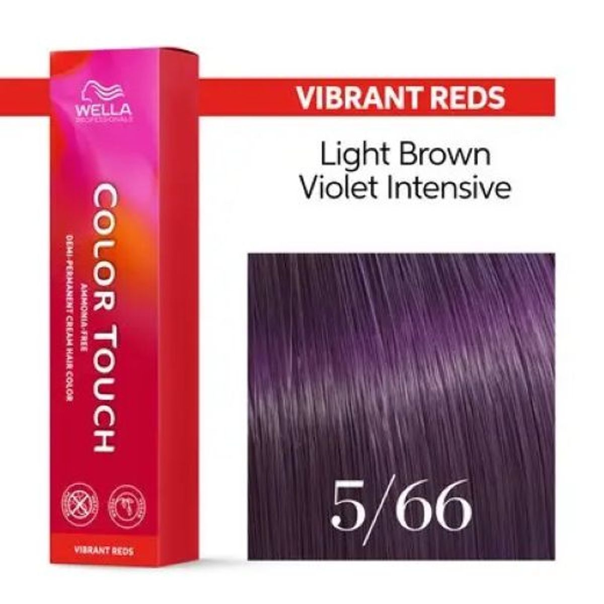 WELLA - Tinte Wella Color Touch 5.66 Castano Claro Violeta Intenso 60ml