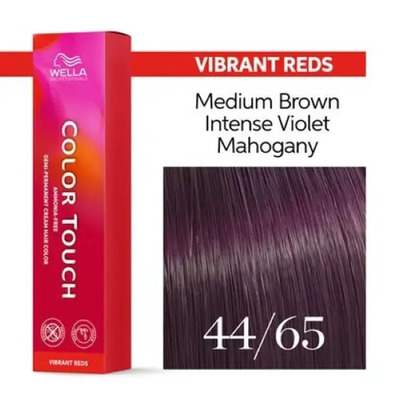 WELLA - Tinte Wella Color Touch 44.65 Cast Mediano Intenso Violeta Caoba 60ml