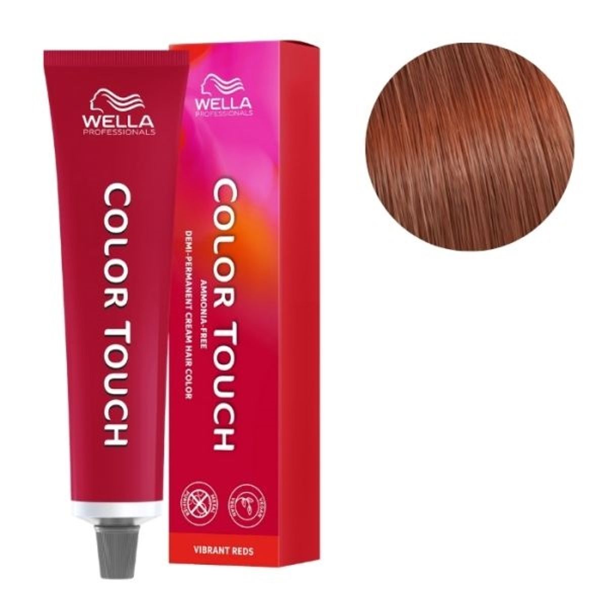 WELLA - Tinte Wella Color Touch 7.43 Rubio Mediano Rojo Dorado 60ml