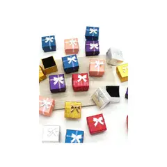 GENERICO - Caja Para Joyas Anillo Colores Surtidos 24 PCS