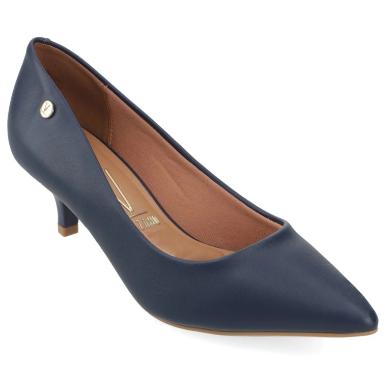 Stiletto Taco Aguja Azul Marino Mujer