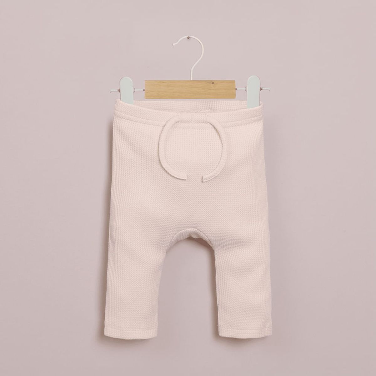 OPALINE - Calza waffle beige de bebé unisex 40550