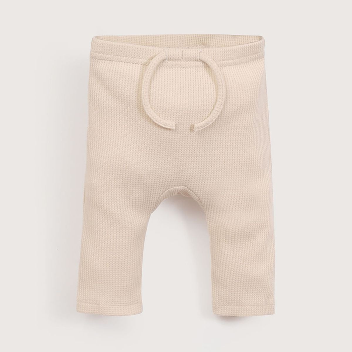 OPALINE - Calza waffle beige de bebé unisex 40550