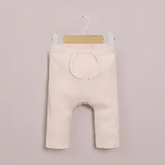 OPALINE - Calza waffle beige de bebé unisex 40550