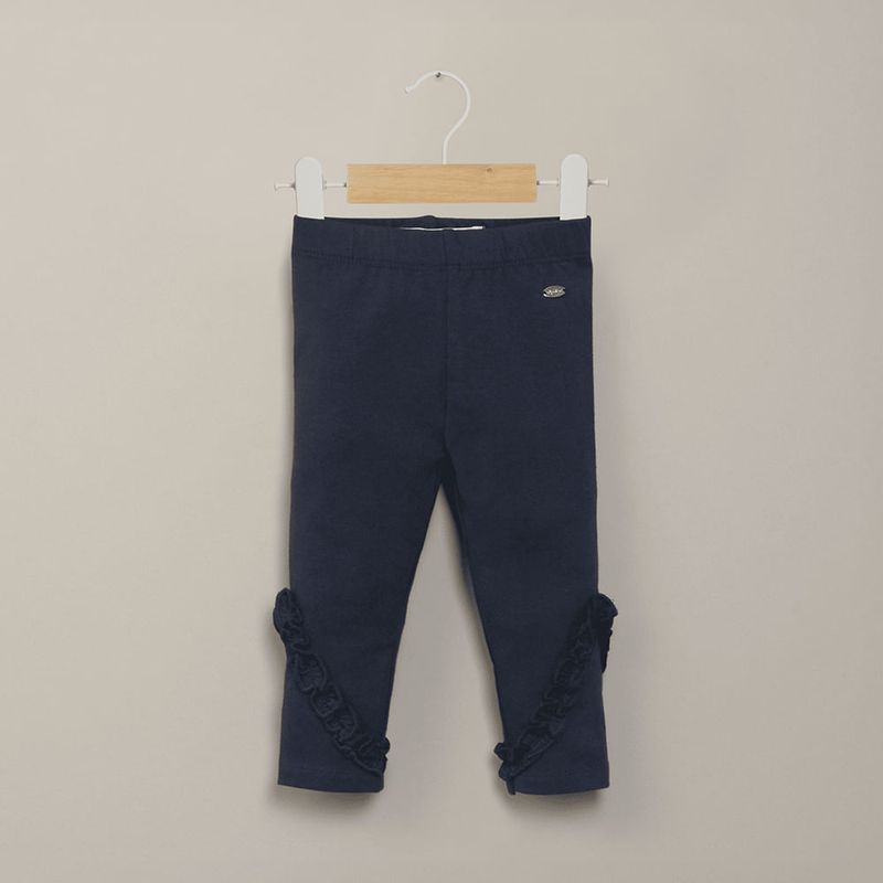 OPALINE - Calza con vuelos azul de niña 40656