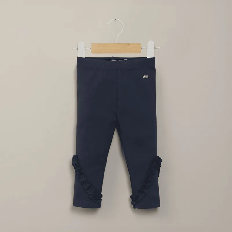 OPALINE - Calza con vuelos azul de niña 40656