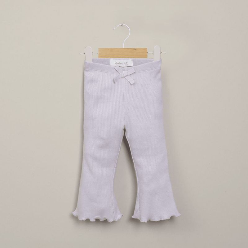 OPALINE - Calza flare lila de niña 40659