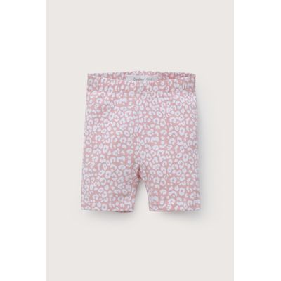 Imagen 2 del producto Calza biker rosada estampada de niña