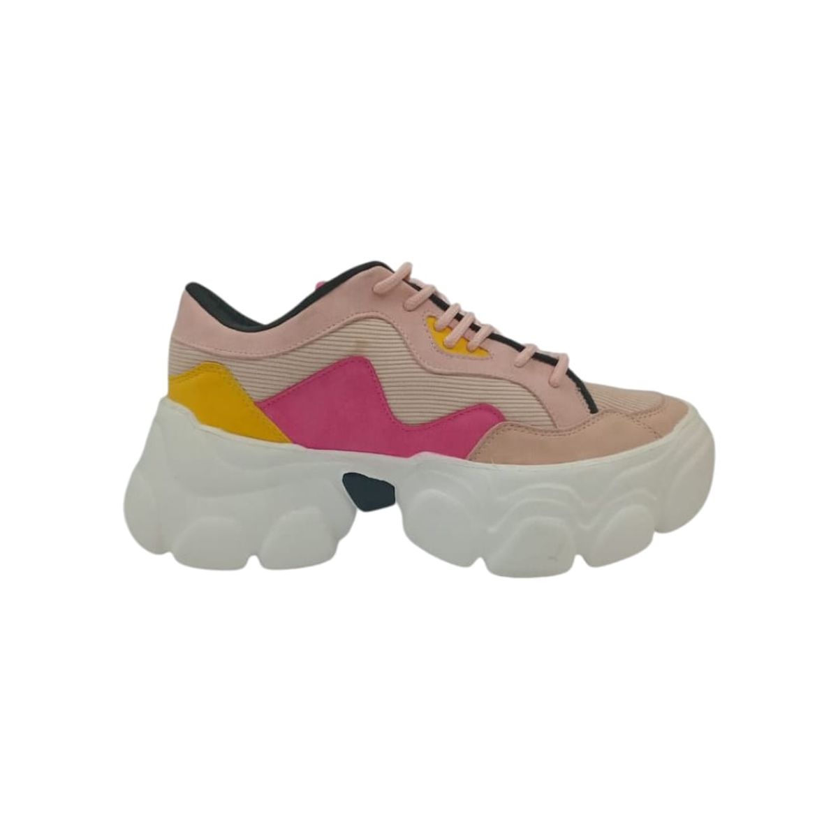 HERIEL - Zapatilla Rosa Plataforma