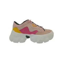 HERIEL - Zapatilla Rosa Plataforma