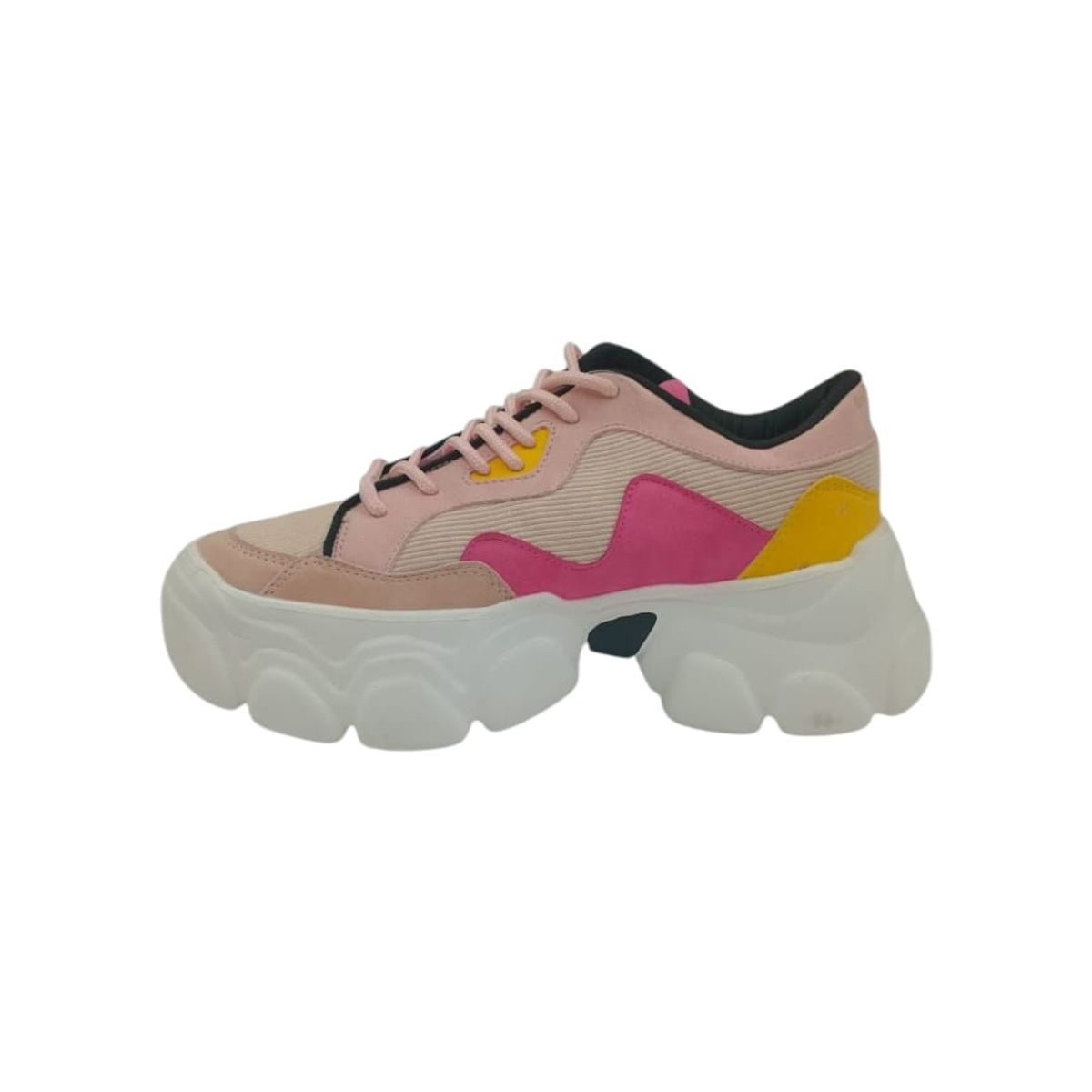 HERIEL - Zapatilla Rosa Plataforma