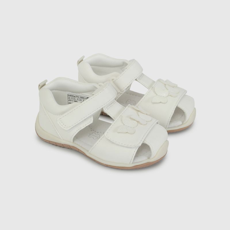 COLLOKY - Sandalia Bebé niña Blanco 57784 Colloky