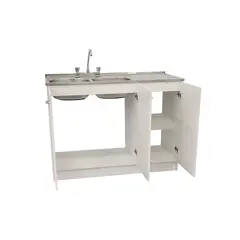 AGM - Kit Lavaplatos 120cm Blanco Derecho