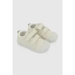COLLOKY - Zapatilla de Lona Beige de Caminante talla 21 a 27