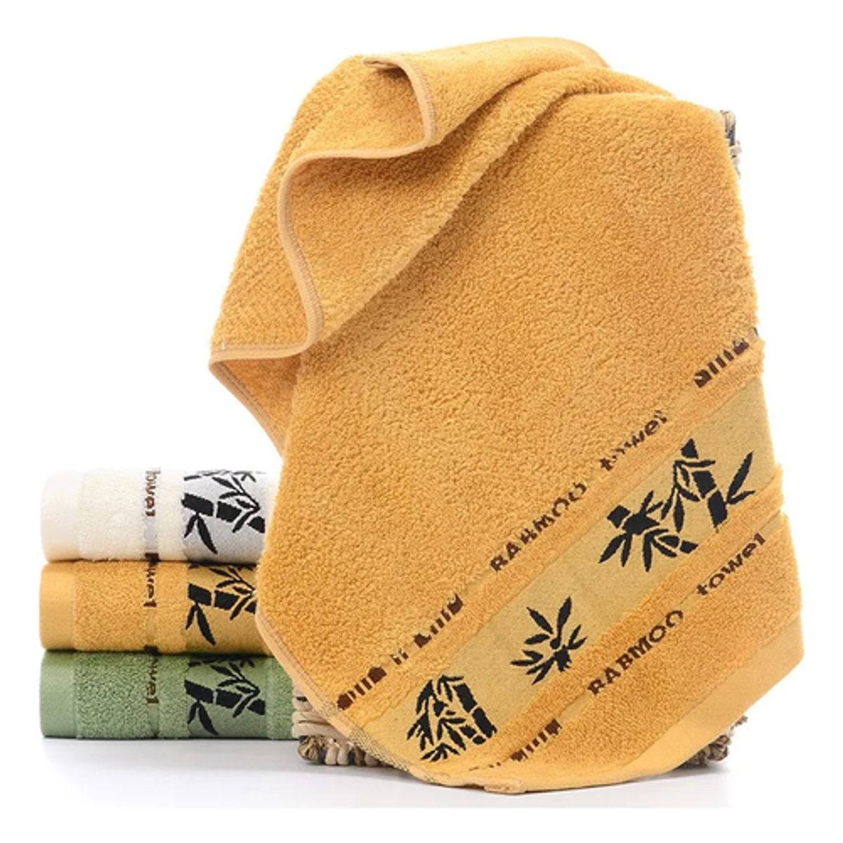 GENERICO - Set 6 Toallas de Baño Algodón Bamboo Súper Suaves