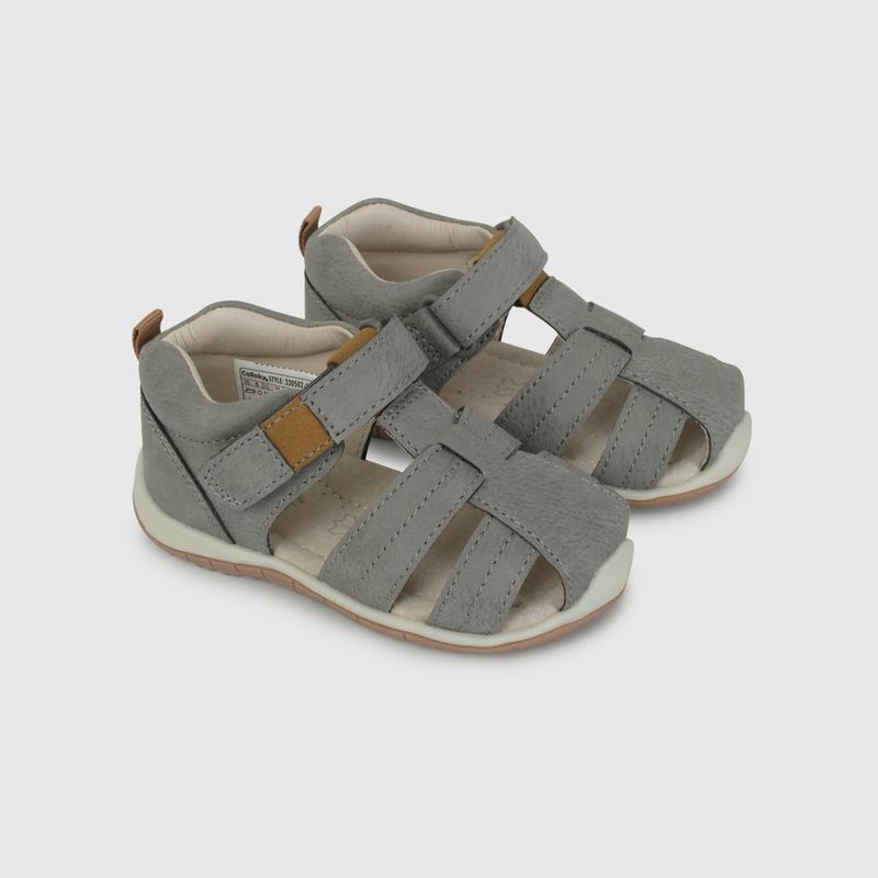 COLLOKY - Sandalia Bebé niño Gris 57801 Colloky