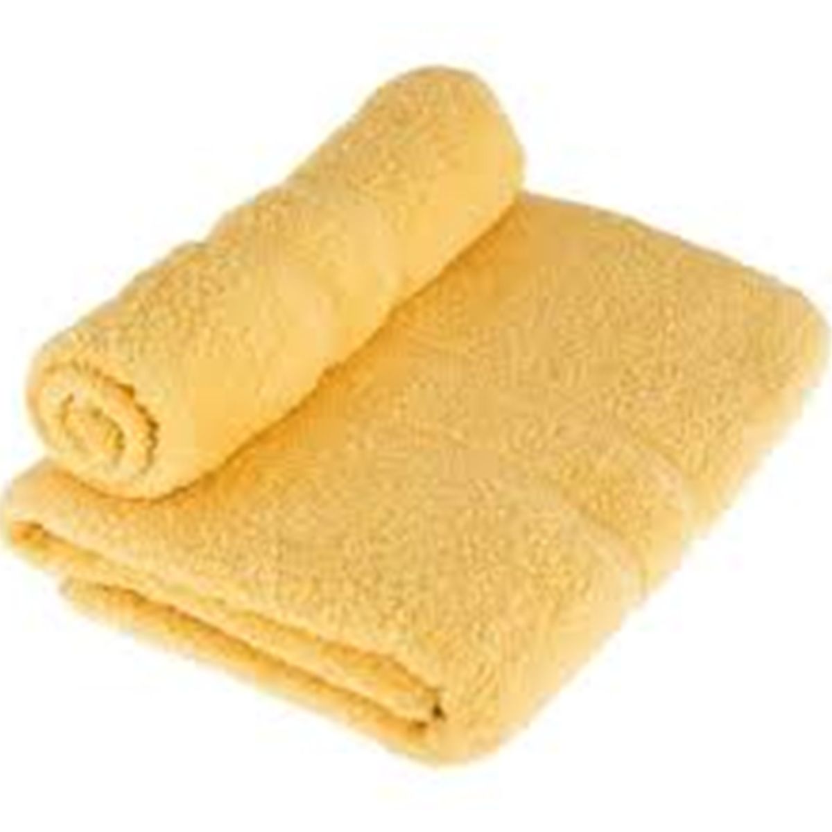 GENERICO - Toalla de Baño + Mano Algodón By Cannon 350g Color Amarillo Liso